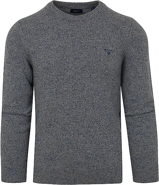 Gant Pullover Wolle Melange Grau - Größe XXL günstig online kaufen