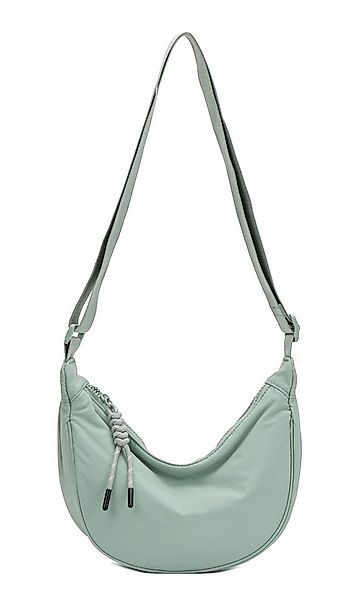 ITALYSHOP24 Schultertasche Damen Tasche Runde Brusttasche MOON Bag CrossBod günstig online kaufen