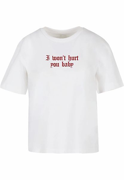 Miss Tee T-Shirt "Miss Tee Damen Wont Hurt Tee" 1 Stk. günstig online kaufen