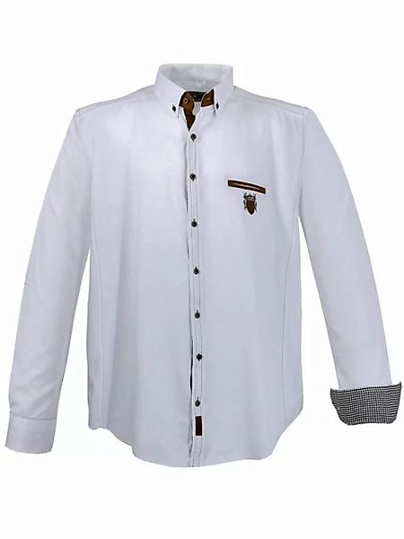 Lavecchia Langarmhemd Übergrößen Herren Hemd 1980 Herrenhemd mit Farbkontra günstig online kaufen