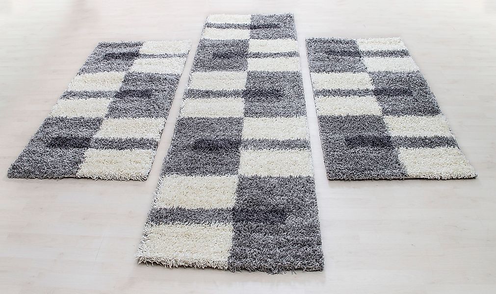 Carpettex Hochflor-Bettumrandung Unicolor - Einfarbig, Höhe günstig online kaufen