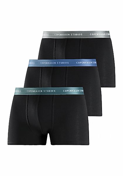 Copenhagen Studios Boxer "Boxershorts für Herren", (Packung, 3 St.), mit fa günstig online kaufen