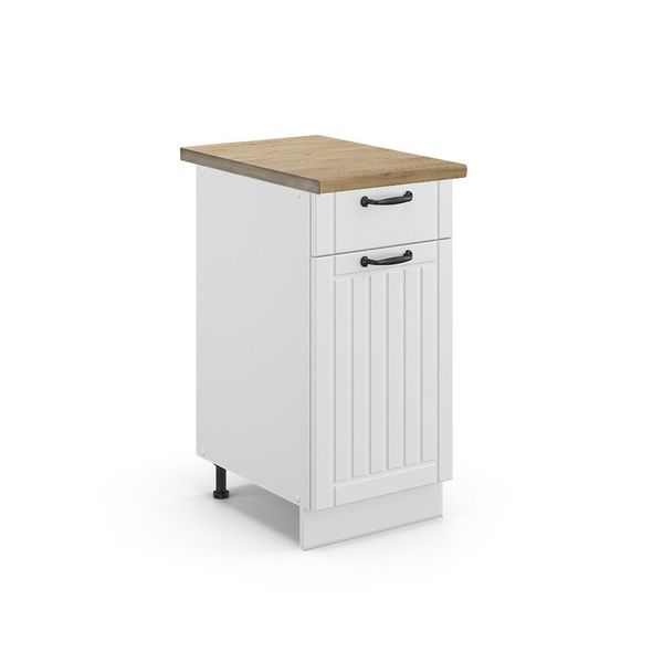 Vicco Unterschrank Fame-Line, Weiß Landhaus/Weiß, 40 günstig online kaufen