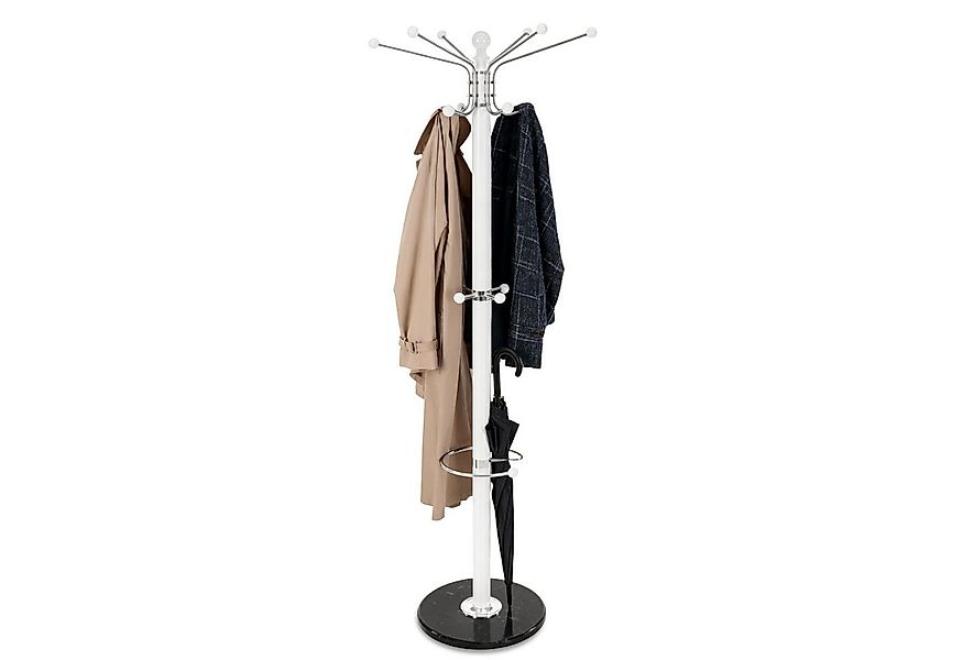 tectake Garderobenständer Kleiderständer, aus Metall und Marmor günstig online kaufen