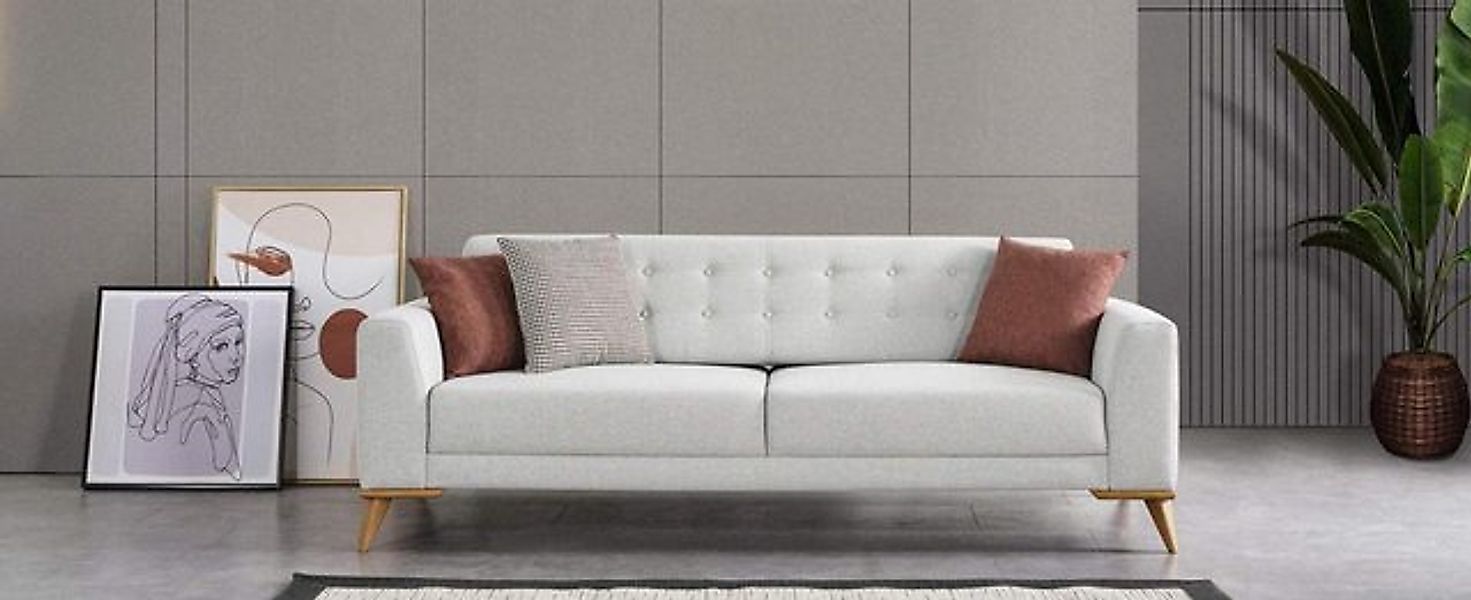 Xlmoebel Sofa Elegantes Sofa mit drei Sitzplätzen - Designmöbel für stilvol günstig online kaufen