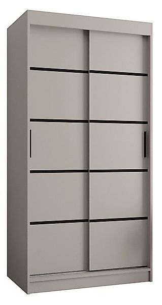ABIKS MÖBEL Schwebetürenschrank RUBINO V 100 Schlafzimmerschrank mit Schieb günstig online kaufen