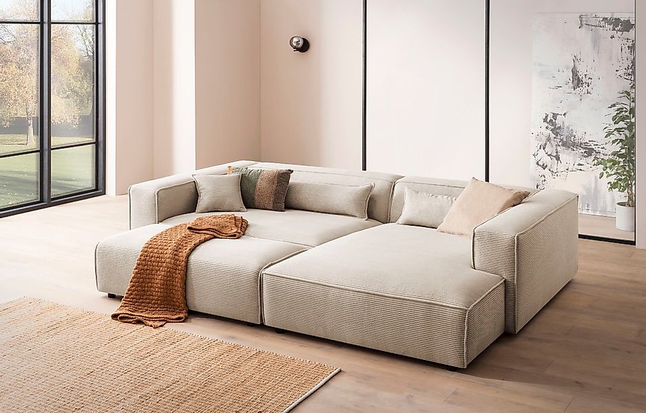 LeGer Home by Lena Gercke Polsterecke "PIARA XXL, L-Form mit Schlaffunktion günstig online kaufen