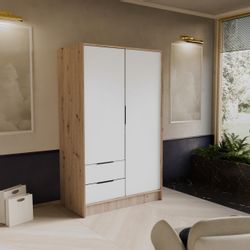 Beautysofa Kleiderschrank NIKO Breite: 100/150/200cm, mit günstig online kaufen