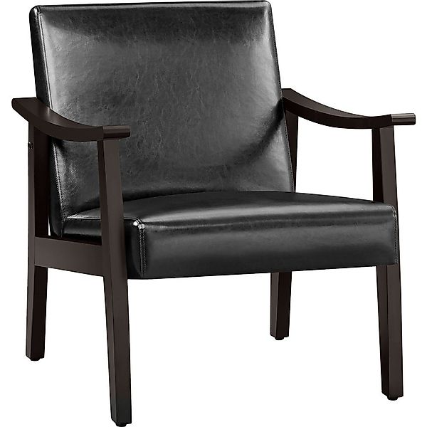 Yaheetech Relaxsessel, Retro Loungesessel Lesesessel Kunstleder günstig online kaufen