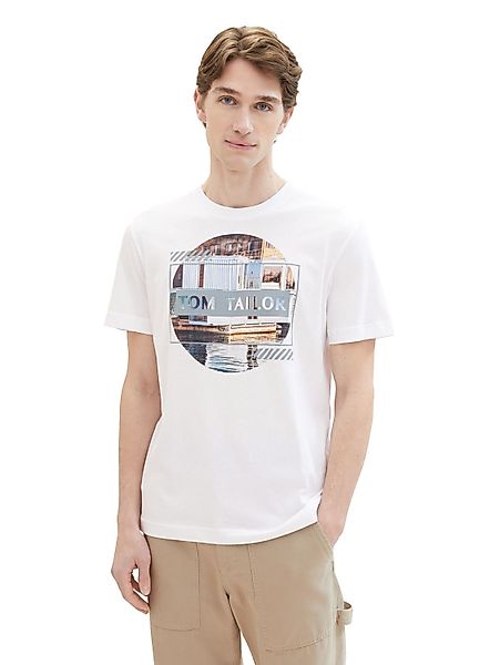 Tom Tailor Herren T-Shirt PHOTOPRINT - Regular Fit günstig online kaufen