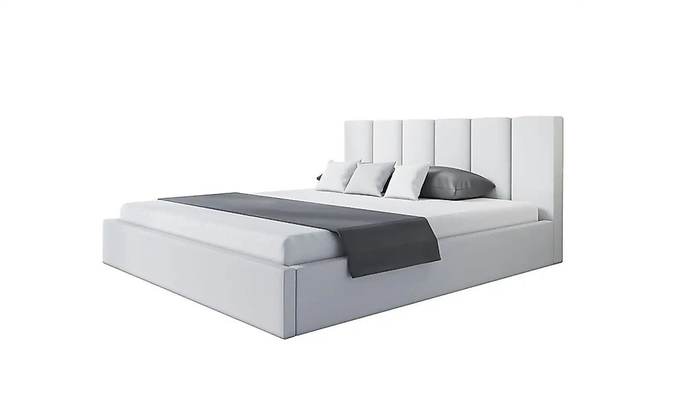 Polsterbett mit Stauraum Slindon ¦ weiß ¦ Maße (cm): B: 148 H: 90 Betten > günstig online kaufen
