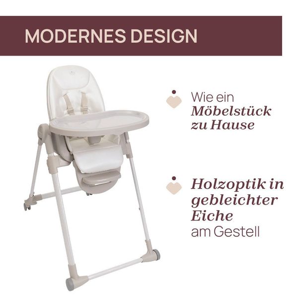Chicco Hochstuhl »Polly Armonia Motherpearl« () mit Essbrett günstig online kaufen