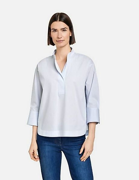 GERRY WEBER Klassische Bluse 3/4 Arm Bluse mit aufspringender Falte günstig online kaufen