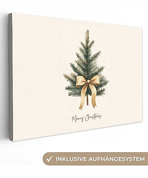 OneMillionCanvasses® Leinwandbild Weihnachtsbaum - Weihnachten - Frohe Weih günstig online kaufen