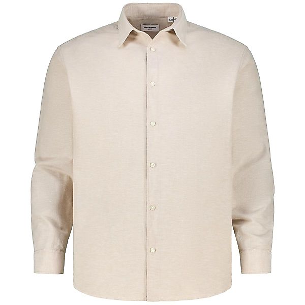 Jack&Jones Freizeithemd mit Leinen Farbe beige Größe: 8XL günstig online kaufen