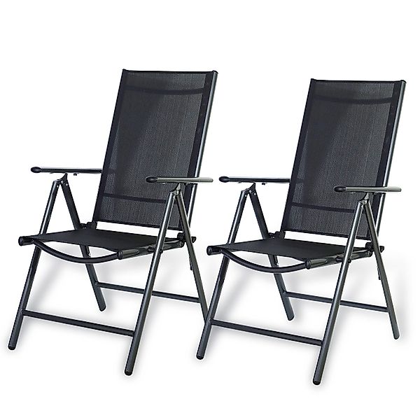 CCLIFE Klappstuhl Gartenstühle Klappstuhl Aluminium Gartenmöbel günstig online kaufen