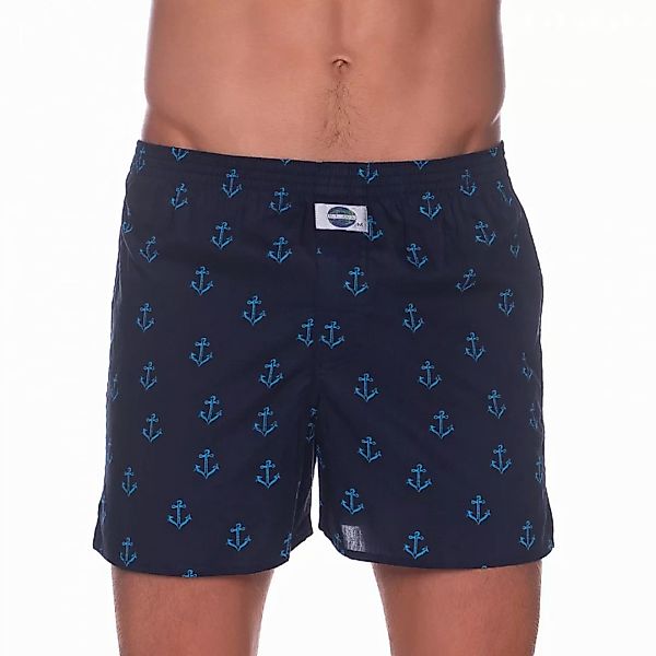 D.E.A.L International Boxershorts Blau mit Anker günstig online kaufen