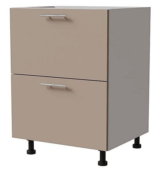 Feldmann-Wohnen Unterschrank Brerra (D2/60, 2 Schubladen - REJS Comfort Box günstig online kaufen