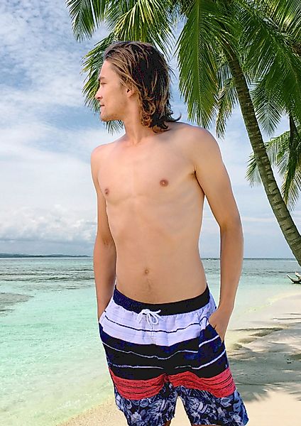 Luvanni Badehose Badehose Herren Schnelltrocknende Beachshorts günstig online kaufen