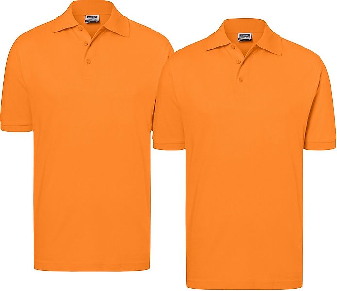 James & Nicholson Poloshirt Doppelpack Feines Herren Piqué-Polohemd mit ges günstig online kaufen