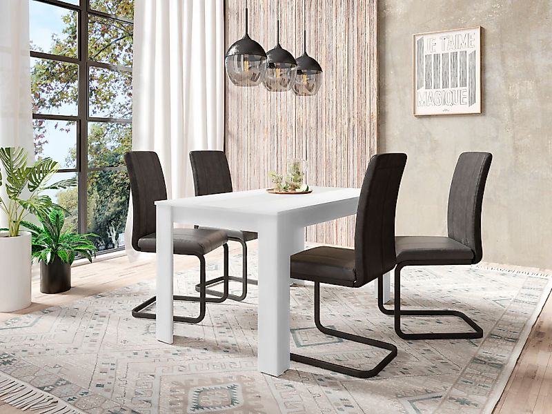 byLIVING Esstisch »Nori«, Breite 120, 140 oder 160 cm, Mittelplatte wendbar günstig online kaufen