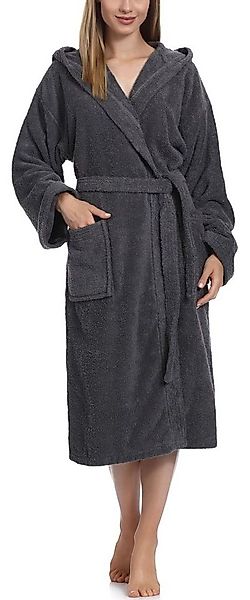 Ladeheid Bademantel Damen Frottee Bademantel aus 100% Baumwolle LA40-102, L günstig online kaufen