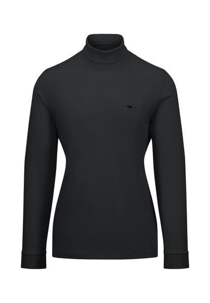 FYNCH-HATTON Rollkragenshirt mit Logo-Bestickung an der günstig online kaufen