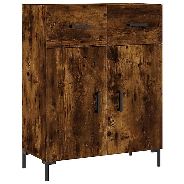 vidaXL Sideboard Räuchereiche 69,5x34x90 cm Holzwerkstoff 827985 günstig online kaufen