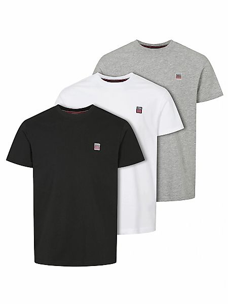 VINSON Kurzarmhemd "VINSON 3-pack T-shirt Massimo" günstig online kaufen