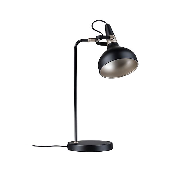 Paulmann "Tischleuchte Juna E14 max. 20W Schwarz matt, Champagner Metall" günstig online kaufen