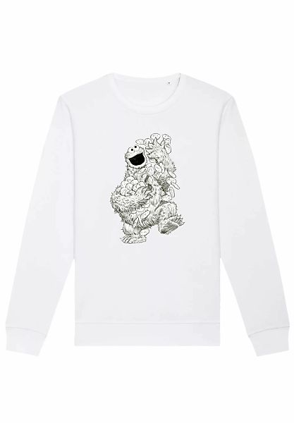 F4NT4STIC Sweatshirt "Sesamstraße Cookie Monster Pencil Drawing", Premium Q günstig online kaufen