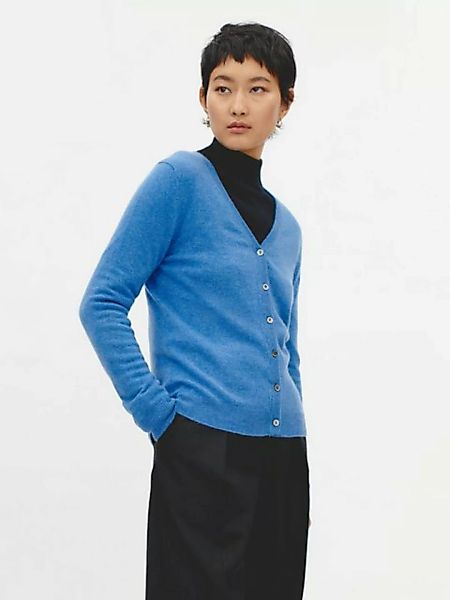 GOBI Cashmere Strickjacke V-Ausschnitt Kaschmirstrickjacke günstig online kaufen