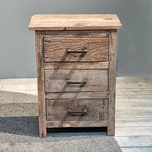 Nachttisch Beistelltisch Holz Massiv Rustikal günstig online kaufen