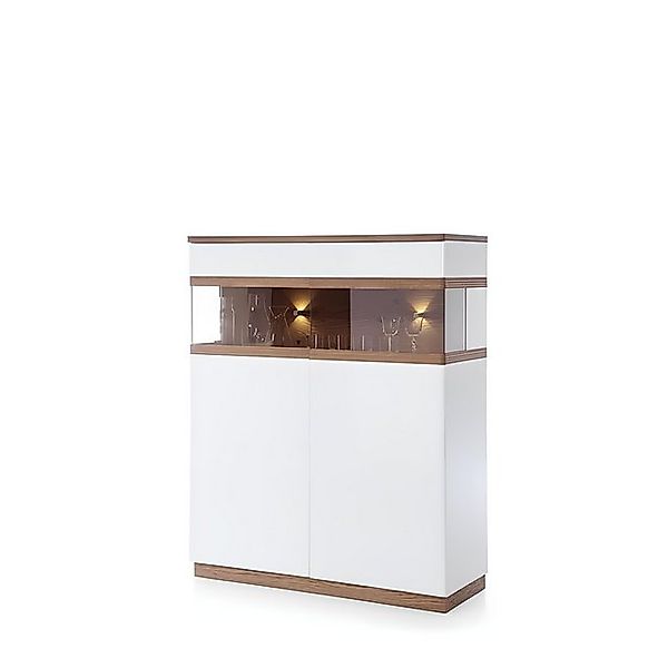 Xlmoebel Vitrine Hochwertige Glasvitrine aus Holz - Designer-Schrank für Vi günstig online kaufen