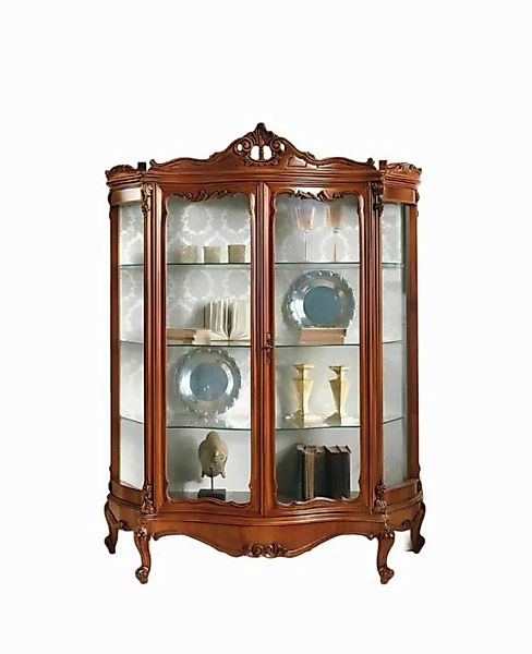 JVmoebel Vitrine Glasschrank Vitrine Anrichte Möbel Holzschrank xxl Vitrine günstig online kaufen