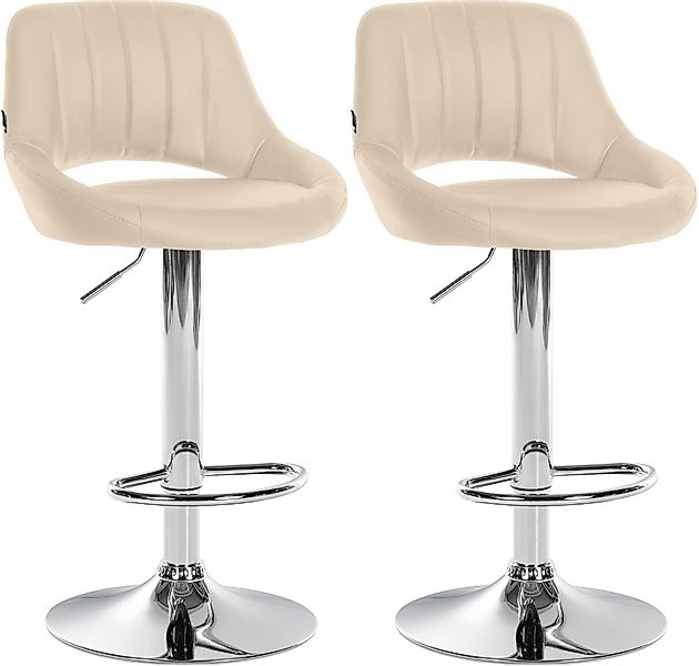 CLP Barhocker Milet Kunstleder (2er Set, günstig online kaufen