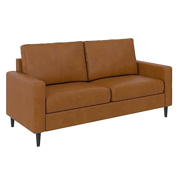 loft24 Sofa Wainwright, Couch, 3-Sitzer, Bezug in Lederoptik, Länge 183 cm günstig online kaufen