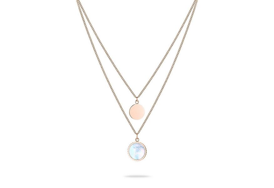 Tamaris Kette mit Anhänger Perlmutt Edelstahl günstig online kaufen