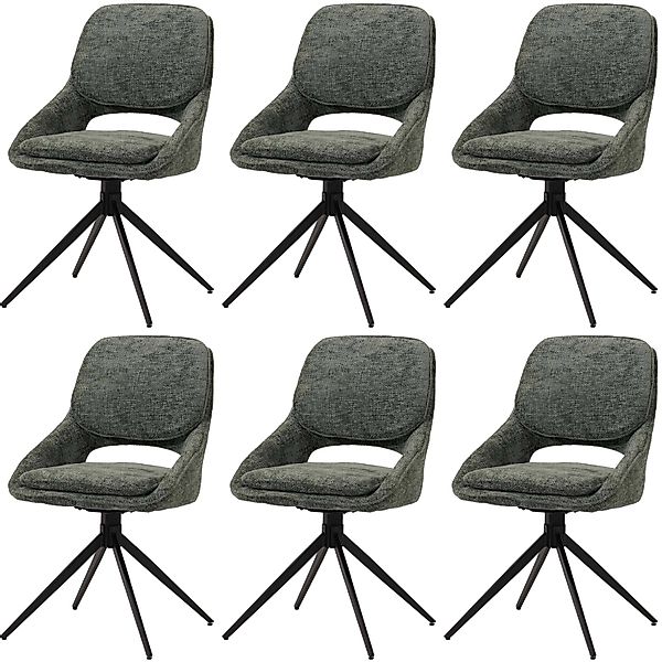 MCW Esszimmerstuhl N73 6er-Set Grün günstig online kaufen