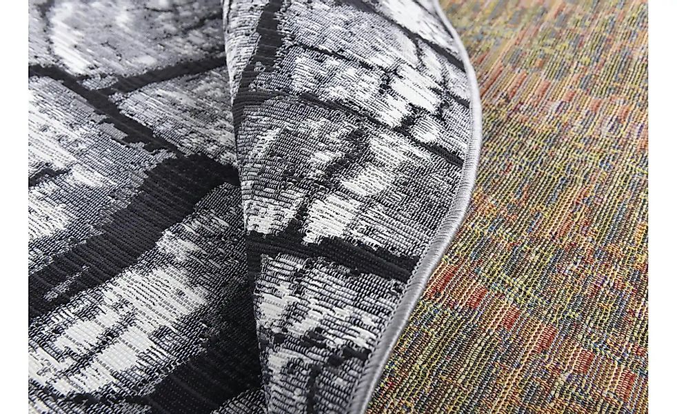 Gino Falcone Indoor-Outdoorteppich  Aurora ¦ grau ¦ Synthetische Fasern ¦ M günstig online kaufen