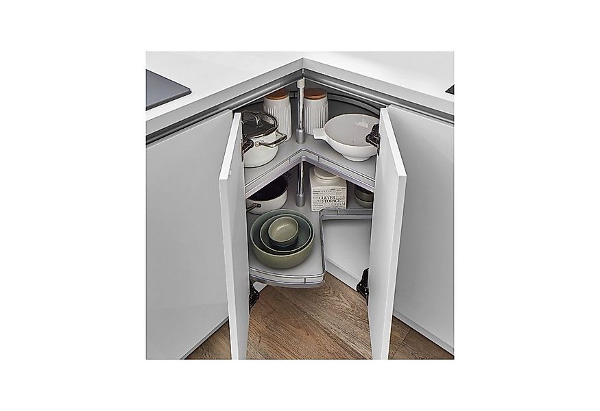 Kesseböhmer Auszugsboden Dreiviertelkreis Drehbeschlag Eckschrank für Töpfe günstig online kaufen