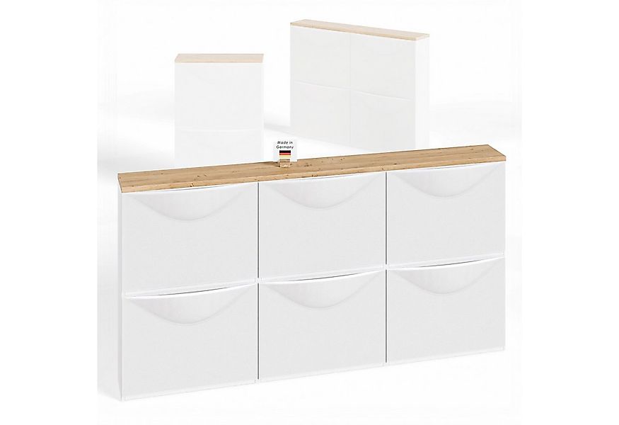 Clutter Cover Abdeckplatte für Trones Schuhschrank, Holzplatte im Stil Eich günstig online kaufen
