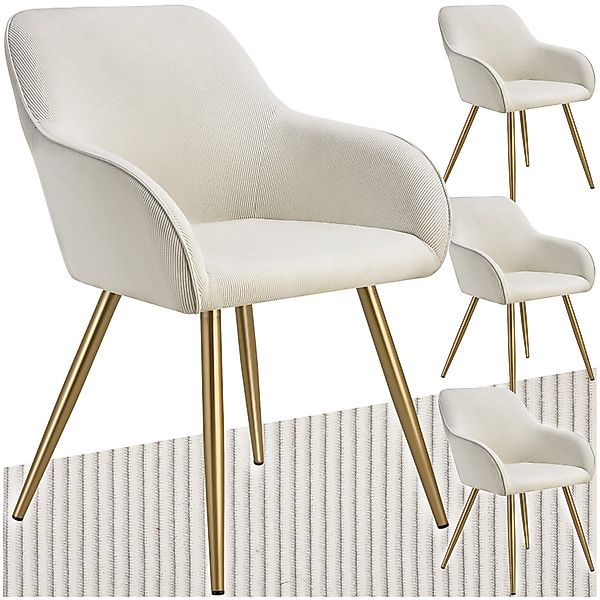 tectake Esszimmerstuhl Marilyn (Set, 4 St), günstig online kaufen