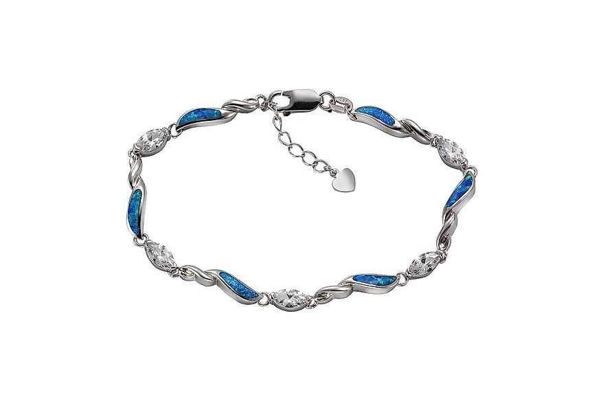 Vivance Armband 925/- Sterling Silber synth. Opal Zirkonia günstig online kaufen