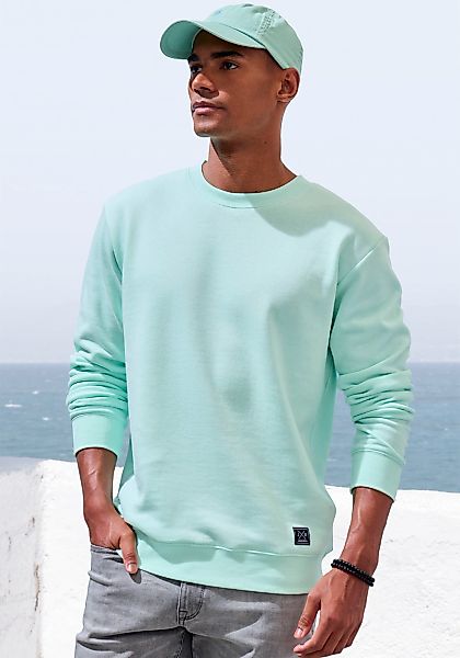 John Devin Sweatshirt, Langarm, Pullover mit Rundhals, Baumwollmischung günstig online kaufen