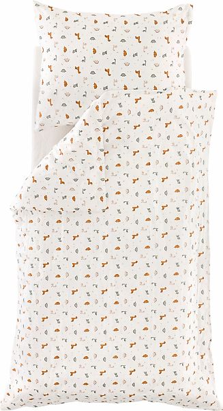 Träumeland Bettwäsche "Dinolino" 2 Stk. verpackt im praktischen & wiederver günstig online kaufen