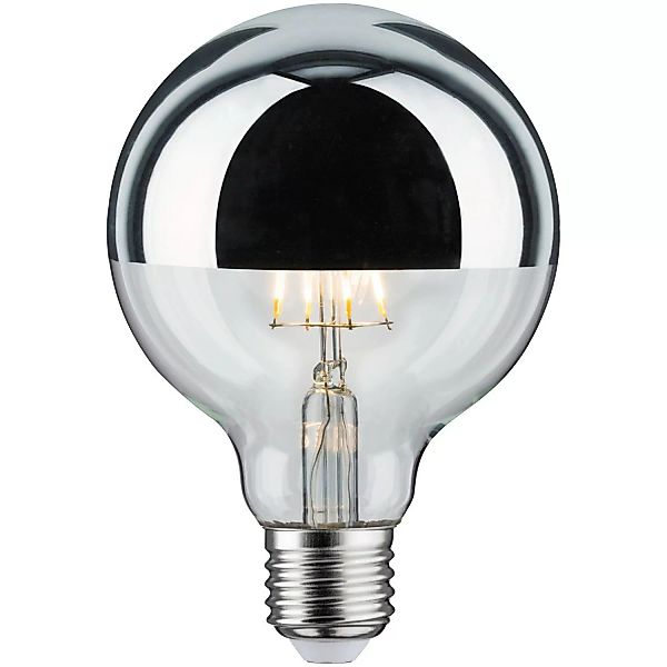 Paulmann LED-Glühbirne 6,5 W E27 Kopfspiegel Silber günstig online kaufen