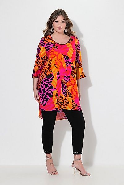 MIAMODA Tunika Tunika A-Linie Alloverdruck 3/4-Ärmel günstig online kaufen