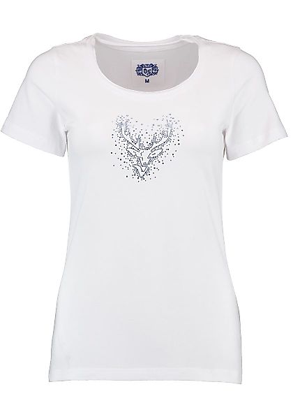 OS Trachten Trachtenshirt Wimporo Kurzarm T-Shirt günstig online kaufen