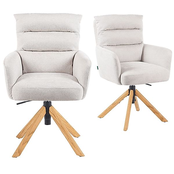 DUBI Möbel Bürostuhl Mika-Tesa 2er-Set, Federkern, günstig online kaufen